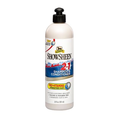 Absorbine Showsheen 2-in-1 Horse Shampoo, 20 oz.