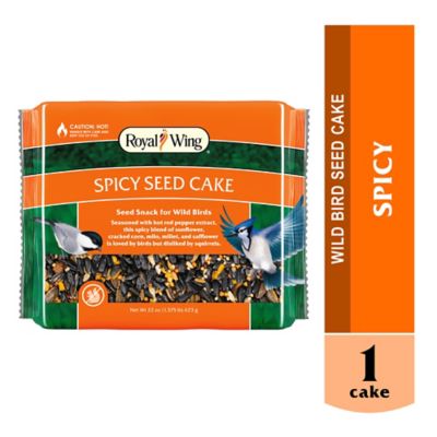 Royal Wing Spicy Seed Cake Wild Bird Food, 22 oz.