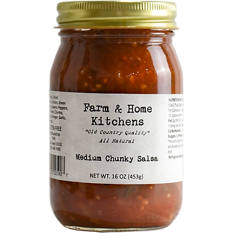 Farm & Home Kitchens Medium Chunky Salsa, 16 oz.