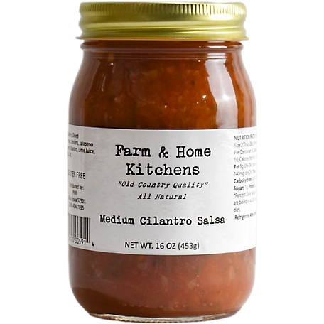 Farm & Home Kitchens Medium Cilantro Salsa, 16 oz.