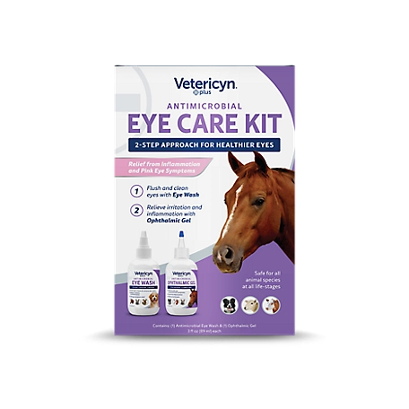 Vetericyn Plus Eye Care Kit for Horses, Dogs and All Animals