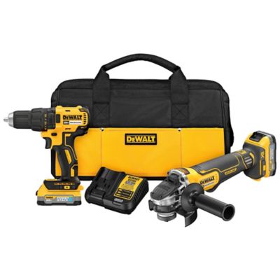 Image showing  Cordless 20V Brushless Drill/Grinder Combo Tool Kit, 2 pc.