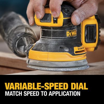 Image showing  5 in. 20V Max XR Variable-Speed Brushless Random Orbital Sander Kit