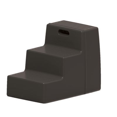 Century 3-Step Heavy-Duty Mounting Block, Grooming Block Grey