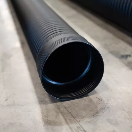 Neat Distributing 6" and 20' Double Wall HDPE (Plastic) Culvert Culvert Pipe