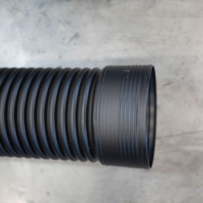 Image showing  6 in. x 20 ft. HDPE Double Wall Culvert