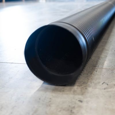 Image showing  10 in. 20 ft. HDPE Double Wall Culvert