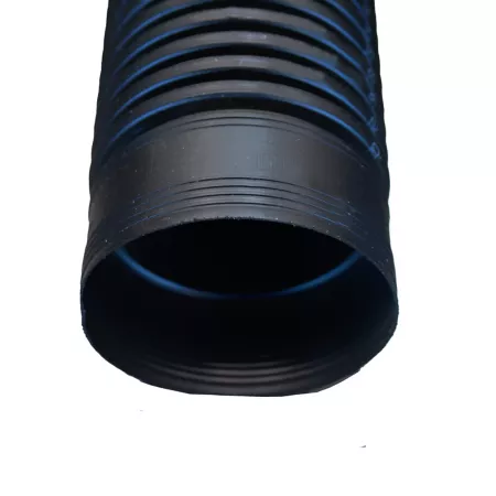 Neat Distributing 8 in and 20 ft Double Wall HDPE (Plastic) Drain Pipe Culvert Pipe