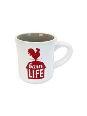 Bella Bug 12 oz. Diner Mug with Barn Life Design