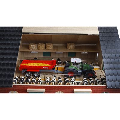 Image showing  Wooden Farmhouse Toy with Stable, 1/32 Scale, KG610111