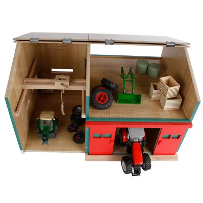 Image showing  Wooden Farm Workshop Toy with Storage, 1:32 Scale, KG610816