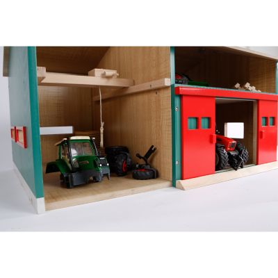 Image showing  Wooden Farm Workshop Toy with Storage, 1:32 Scale, KG610816
