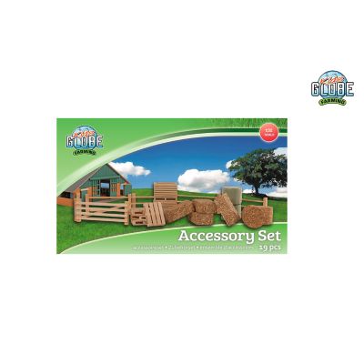 Image showing  19 pc. Accessory Set for Cow Stable and Horse Stable, 1:32 Scale