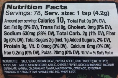 Image showing  Wild Game Rub, 11.5 oz.