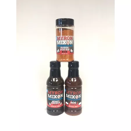 Myron Mixon Meat Lovers Seasoning Trio 3 Pack Sauces & Spices