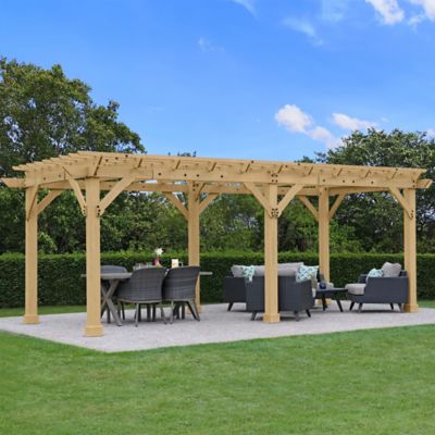 Image showing  10 ft. x 22 ft. Meridian Cedar Pergola