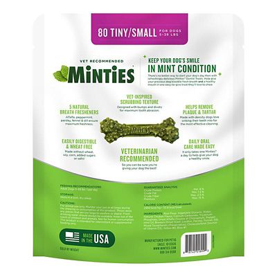 Image showing  Dental Dog Treats for Tiny/Small Dogs 5-39 lb.