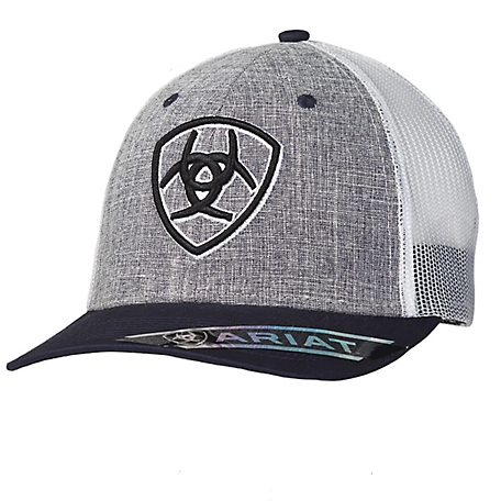 Ariat Mesh Snapback Cap, Gray/White at Tractor Supply Co.