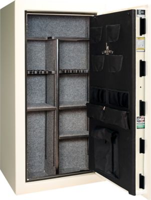 Image showing  30 Long Gun + 4 Handgun 16.3 cu. ft. Electronic Lock We the People Gun Safe, White Gloss
