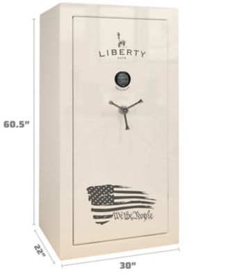 Image showing  30 Long Gun + 4 Handgun 16.3 cu. ft. Electronic Lock We the People Gun Safe, White Gloss
