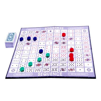 Pressman Toys Games Sequence Game, 2-4 Players, For Ages 4+