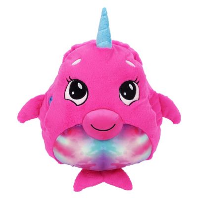 MushaBelly Plush J Animals Pink Narwhal Stuffed Animal, Large