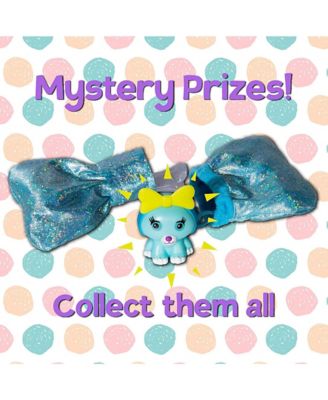 Image showing  Plush Frosty Bow Stuffed Animal Pet, Blue Bow Dog, 9 in.