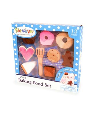 Image showing  PopOhVer Pretend Play Donuts and Pastries Plush Baking Food Playset