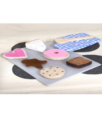 Image showing  PopOhVer Pretend Play Donuts and Pastries Plush Baking Food Playset