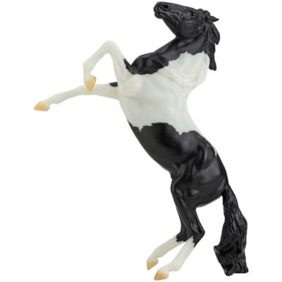 Breyer Freedom Series Black Pinto Mustang Horse, 1:12 Scale