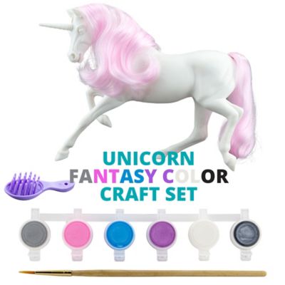 Image showing  Freedom Series Paint and Play Unicorn with Brushable Mane and Tail, 1/12 Scale