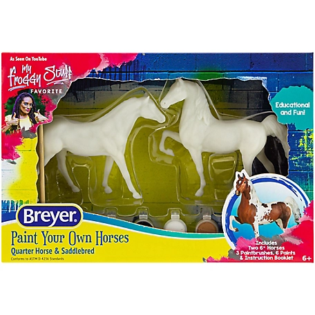 Breyer Paint Your Own Horse Set, Quarter Horse and Saddlebred