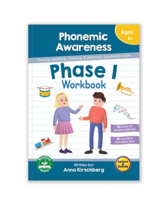 Image showing  Phase 1 Phonemic Awareness Educational Learning Workbook