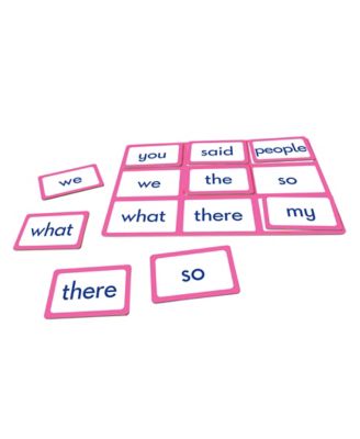 Image showing  Tricky Word Bingo Match the Words Educational Learning Game
