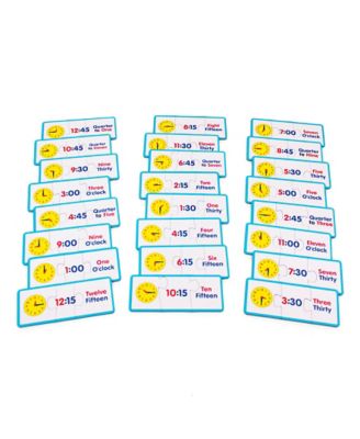 Junior Learning Time Puzzles Educational Learning Set, Learn How To Tell The Time
