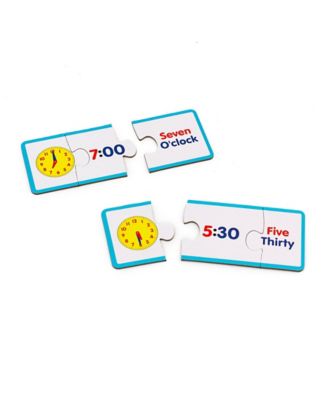 Image showing  Time Puzzles Educational Learning Set, Learn How To Tell The Time