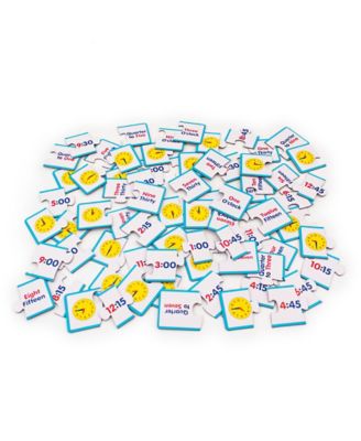 Image showing  Time Puzzles Educational Learning Set, Learn How To Tell The Time