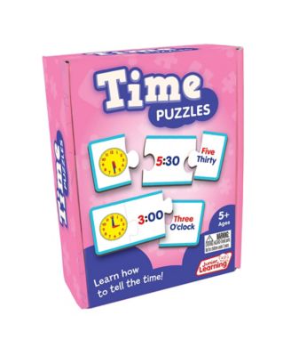 Image showing  Time Puzzles Educational Learning Set, Learn How To Tell The Time