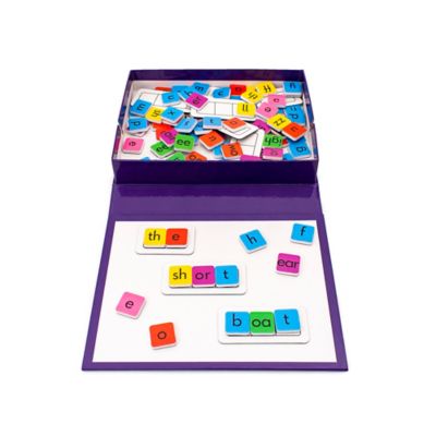 Image showing  Rainbow Comprehensive Spelling Phonics Tiles Set with 90 Tiles