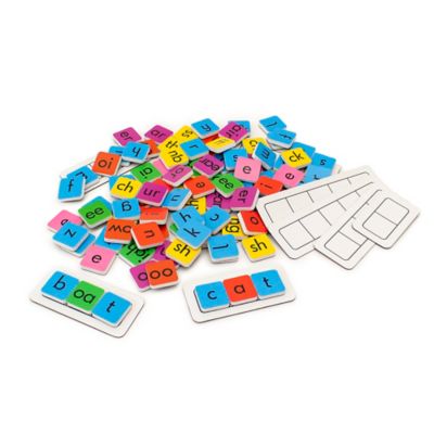 Image showing  Rainbow Comprehensive Spelling Phonics Tiles Set with 90 Tiles