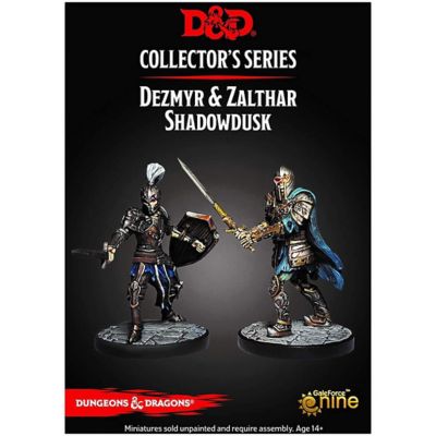 Gale Force Nine D&D Collector's Series Dezmyr and Zalthar Shadowdusk Collectible Figures