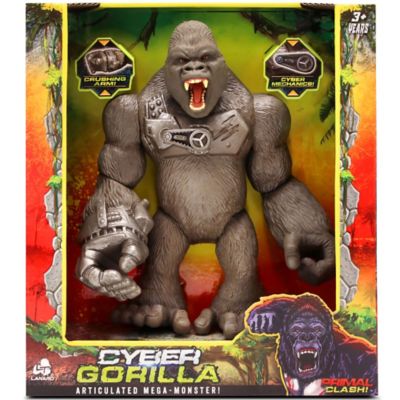 Lanard Jurassic Clash Mega Monster Cyber Gorilla Articulated Action Figure