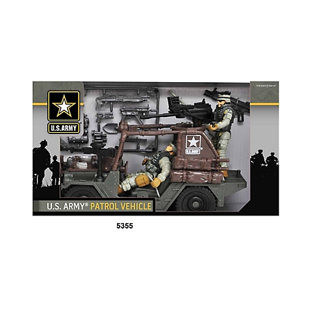 US Army U.S. Urban Patrol Vehicle Playset with Figures