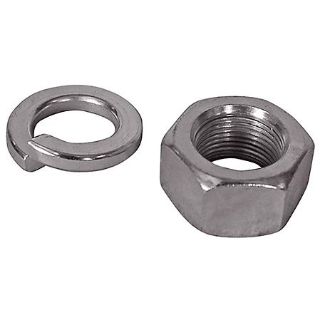 Reese Towpower Spare Nut and Lock Washer for Hitch Ball, Fits 1 in. Shank Diameter