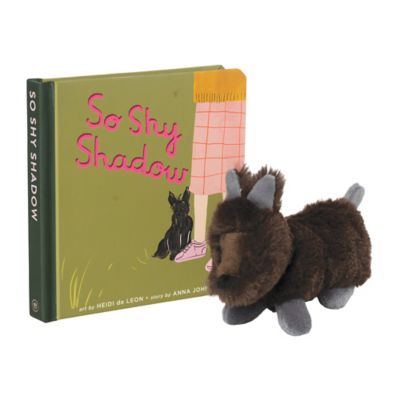 Image showing  So Shy Shadow Baby and Toddler Board Book and Scottie Stuffed Animal Dog Gift Set