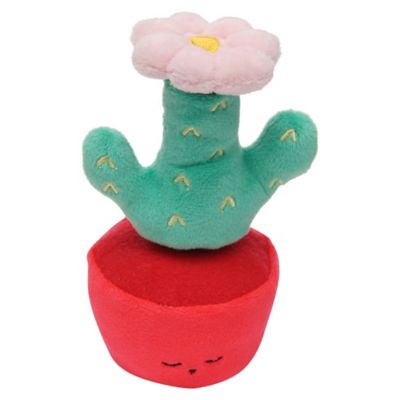 Image showing  9 pc. Cactus Garden Mix and Match Magnetic Plush Stacking Toy Playset
