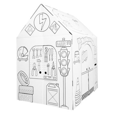 Image showing  Pit Stop Garage Cardboard Playhouse
