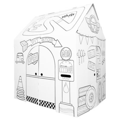 Image showing  Pit Stop Garage Cardboard Playhouse