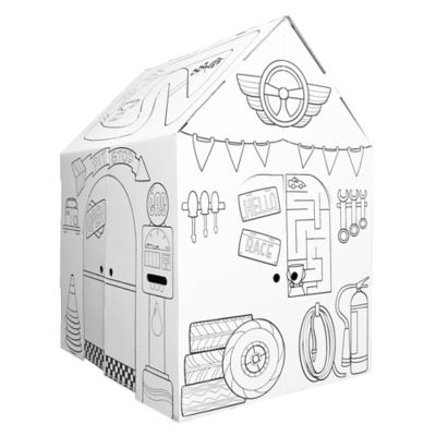 Image showing  Pit Stop Garage Cardboard Playhouse
