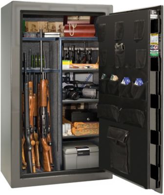 Image showing  44 Long Gun + 6 Handgun 19.25 cu. ft. Electronic Lock We the People Gun Safe, Gray Gloss